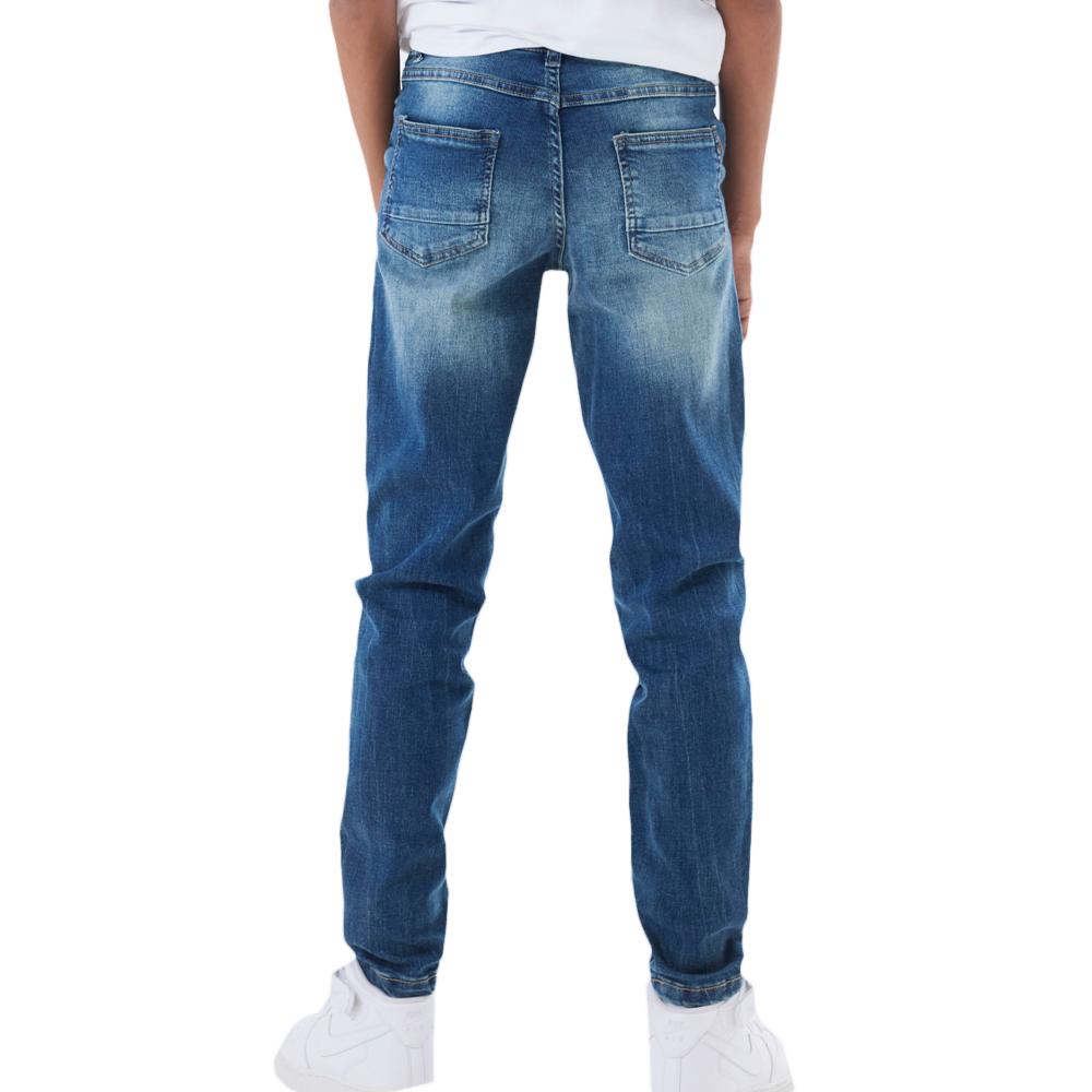 Jean Droit Bleu Foncé Garçon Name It Tapered vue 2