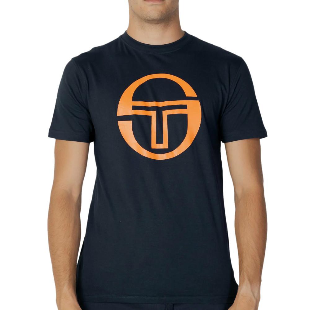 T-shirt Marine/Orange Homme Sergio Tacchini Stadium pas cher