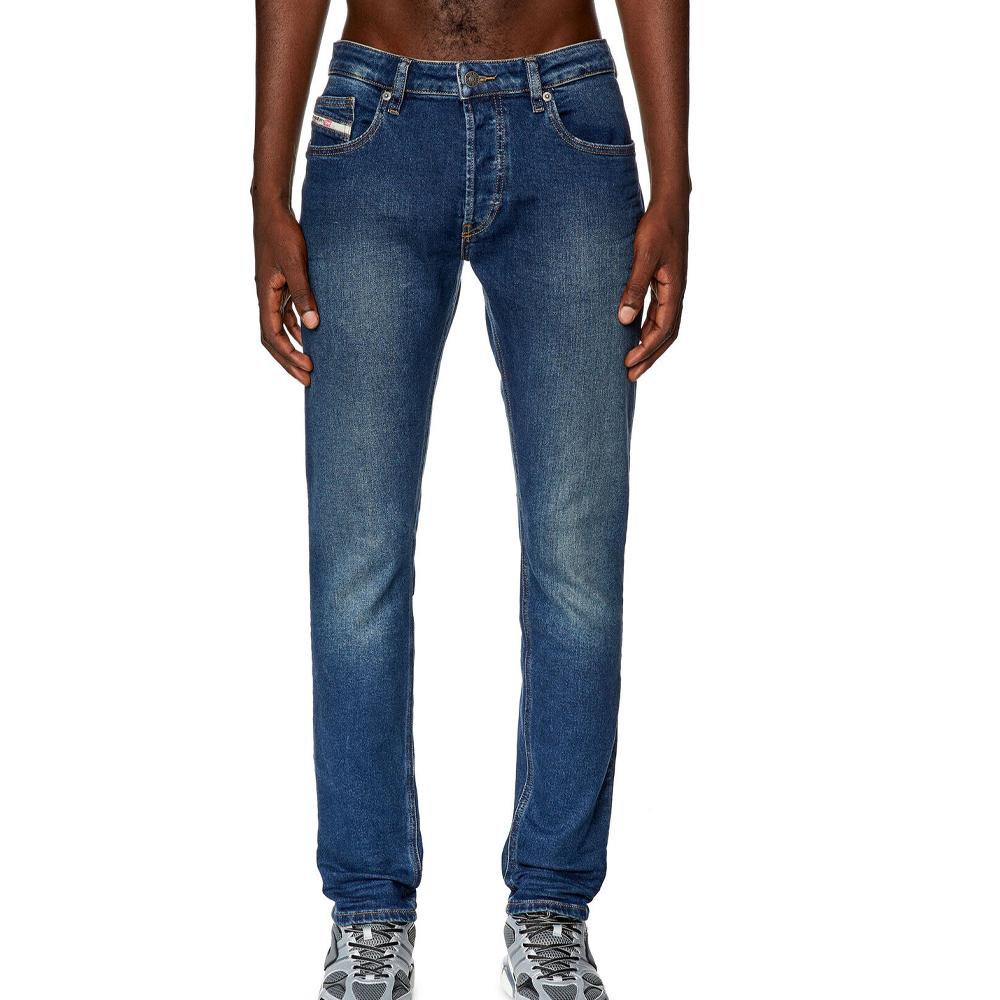 Jean Slim Bleu Homme Diesel Luster82 pas cher