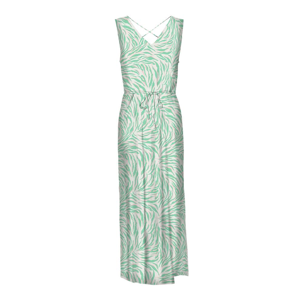 Women's green/beige dress Vero Moda Easy Joy Photo of the Espace des Marques %store% store - view of %key%