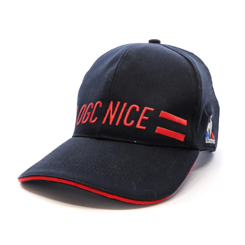 Ogc Nice Casquette Noir Homme Le Coq Sportif Fanwear pas cher