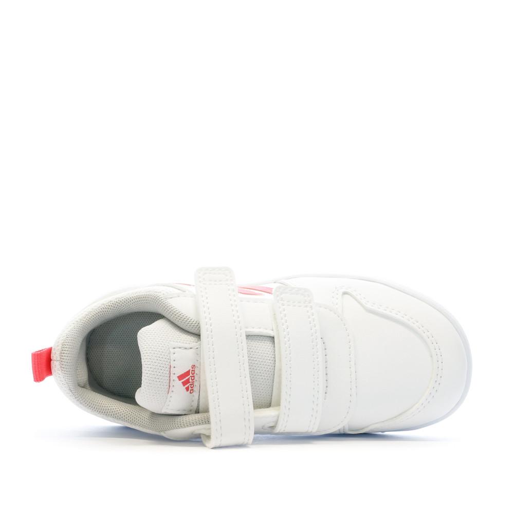 Baskets Blanches Fille Adidas Tensaur vue 4