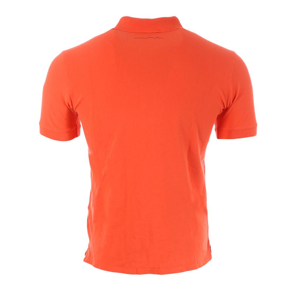 Polo Orange Homme Teddy Smith Florin Mc vue 2