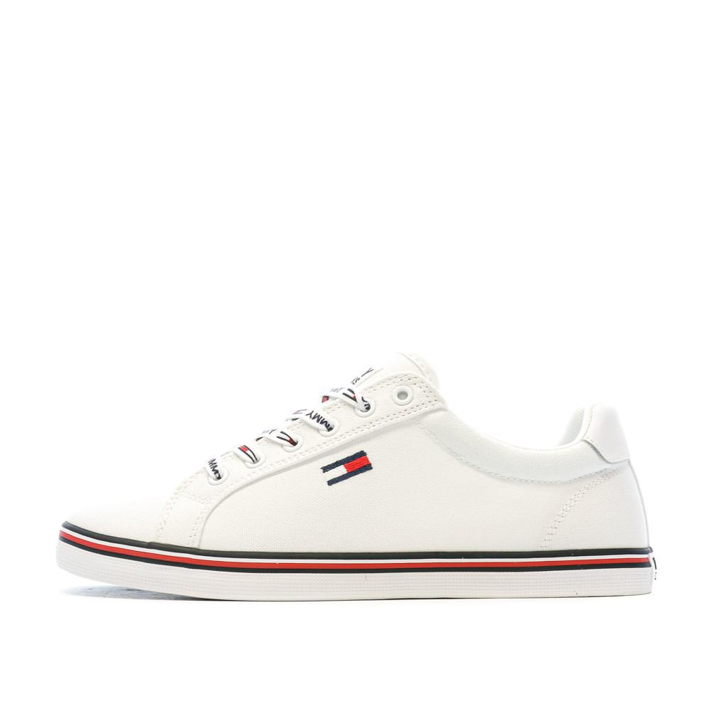 Baskets Blanc Femme Tommy Hilfiger Essential Lace pas cher