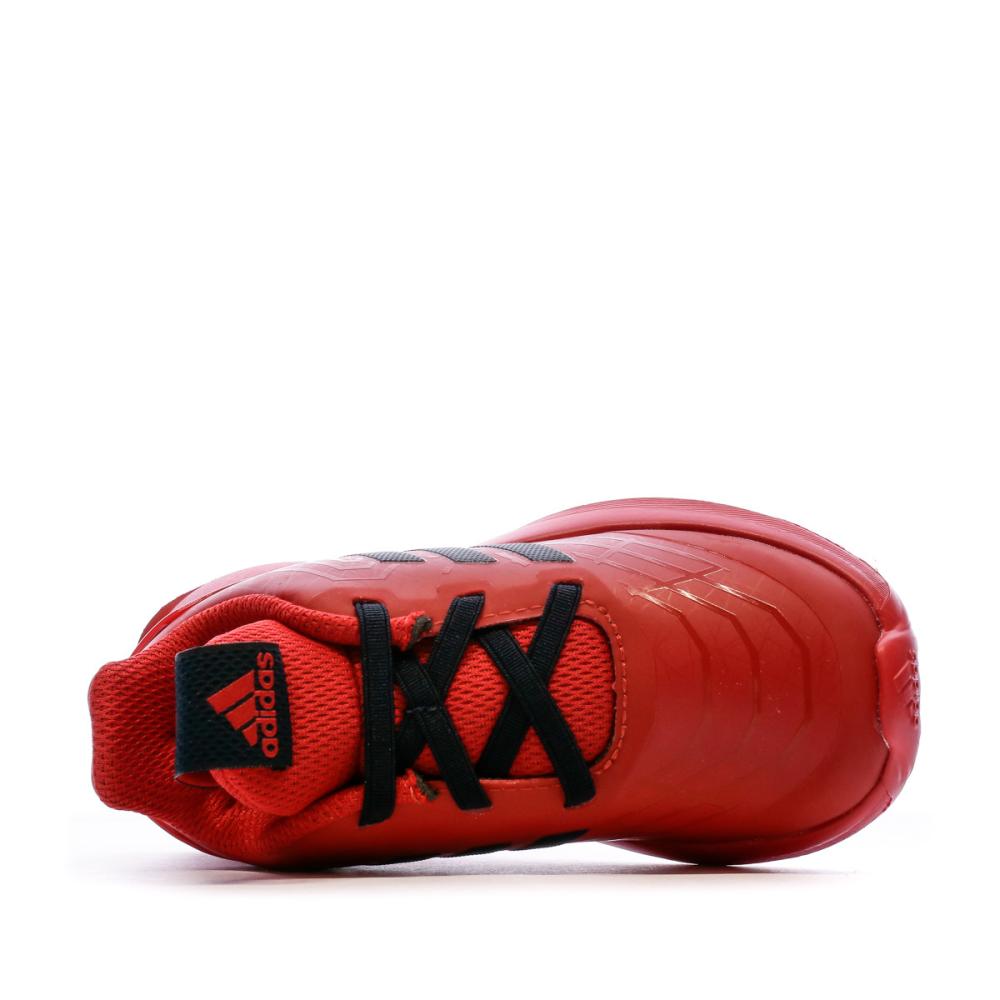 Baskets rouges bébé Adidas Marvel Spider-Man vue 4