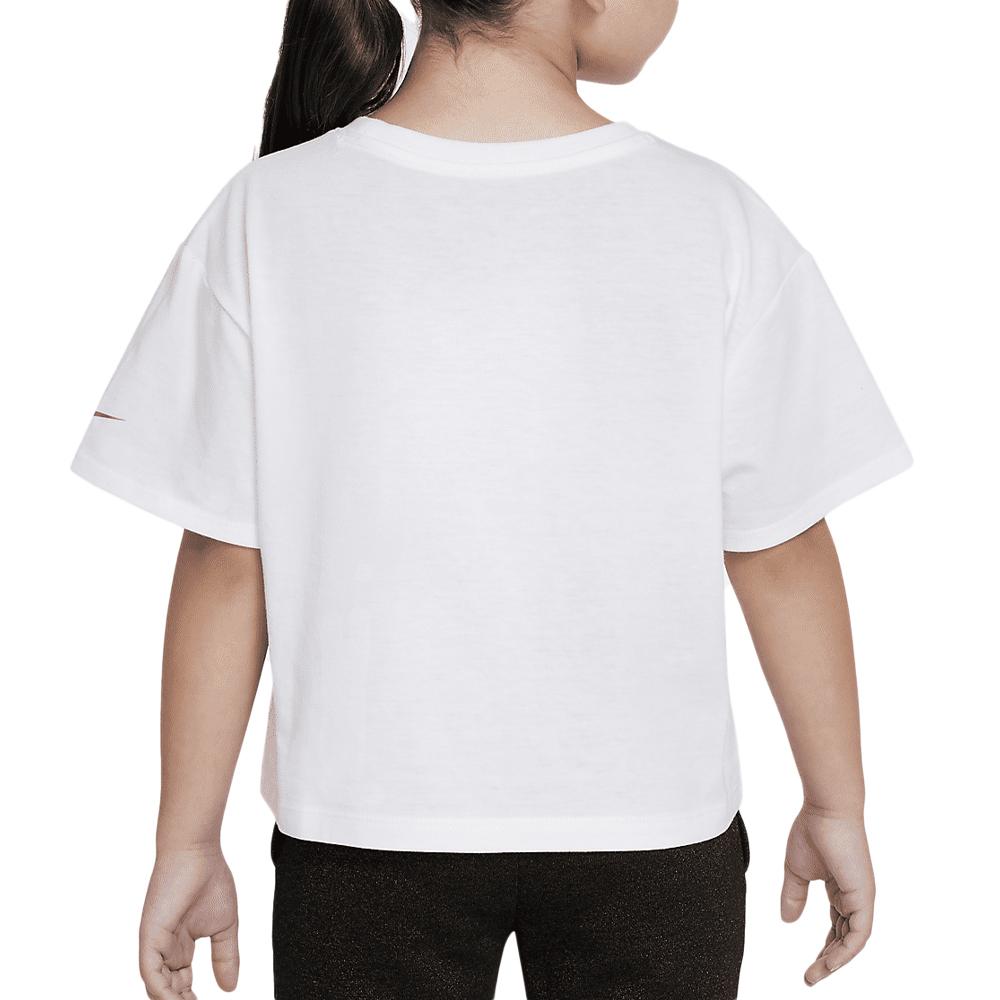 T-shirt Blanc Fille Nike Shine vue 2