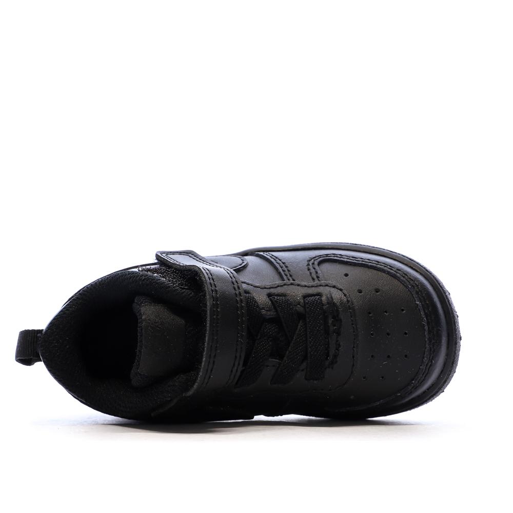Baskets Noir Garçon Nike Court Borough Low Recraft vue 4
