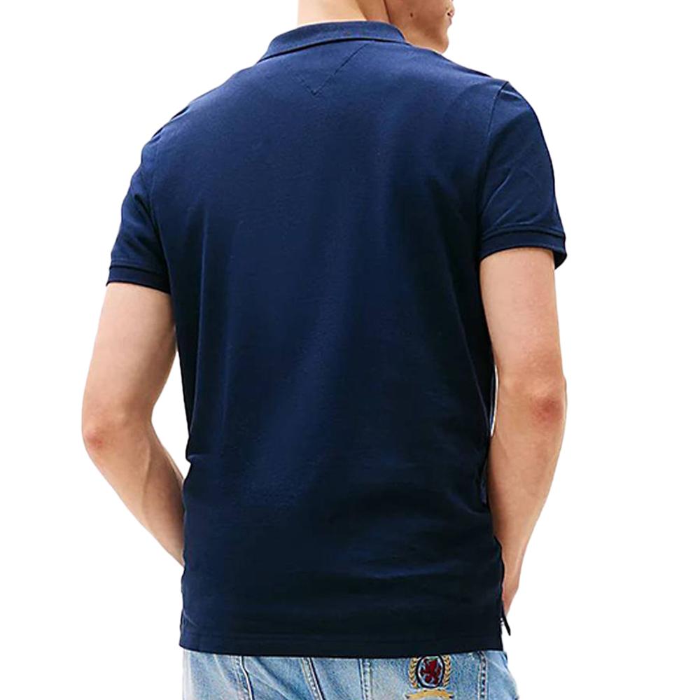 Polo Marine Homme Tommy Hilfiger Tjm Slim vue 2
