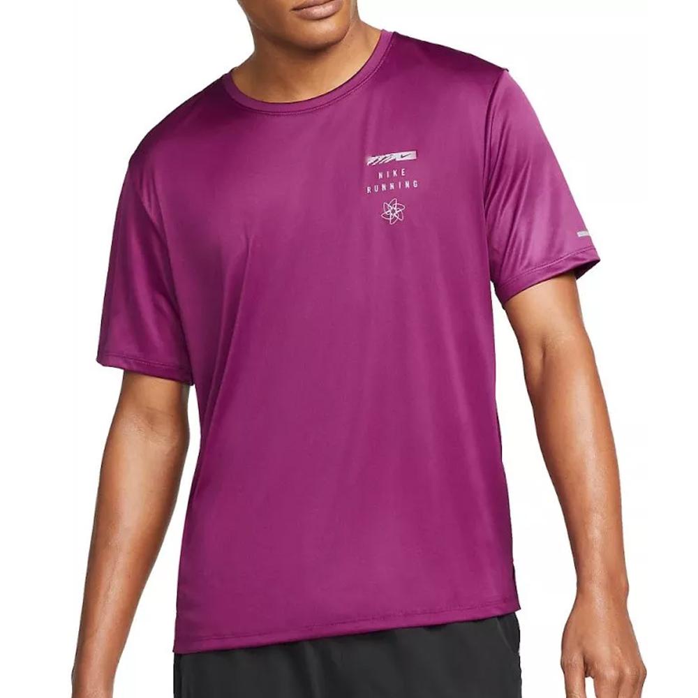 T-shirt Violet Homme Nike Miler pas cher