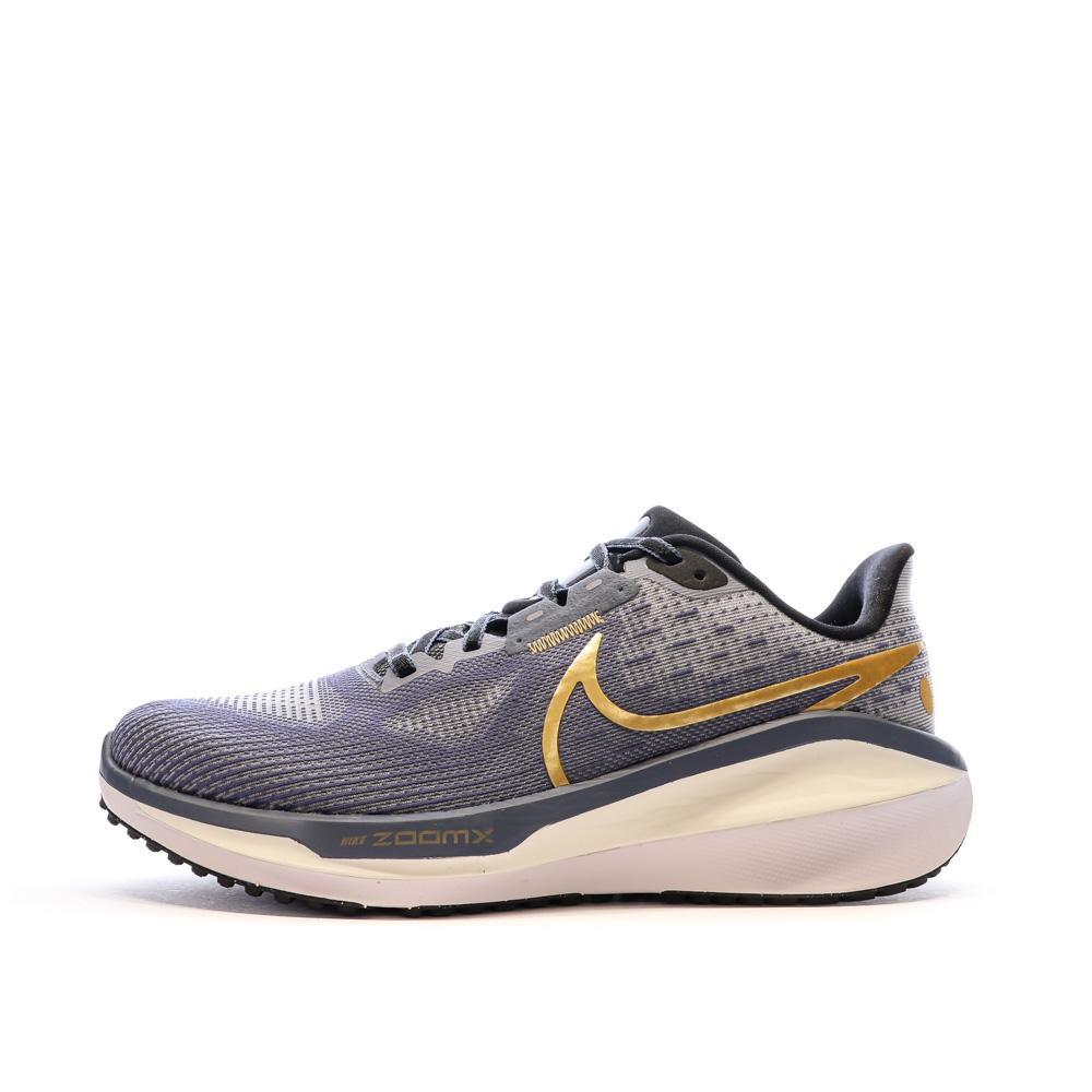 Chaussures de Running Marine/Doré Femme Nike Vomero 17 pas cher