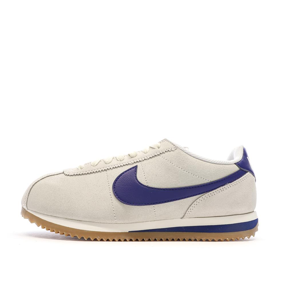 Baskets Bleues/Grises Femme Nike Cortez pas cher