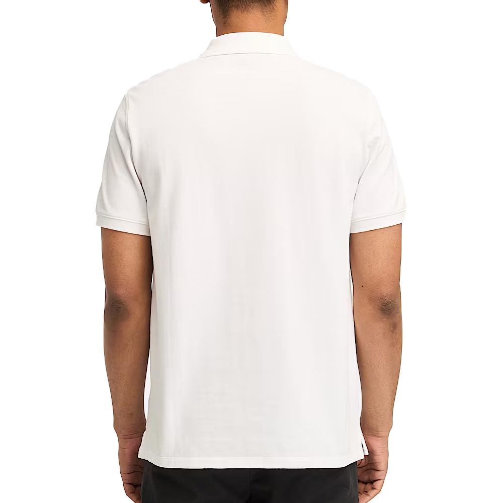 Polo Blanc Homme Timberland TB0 vue 2