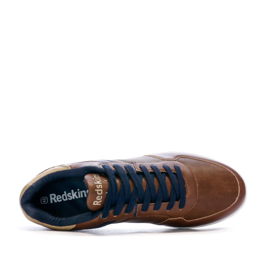 Baskets Marron Homme Redskins Villami vue 4
