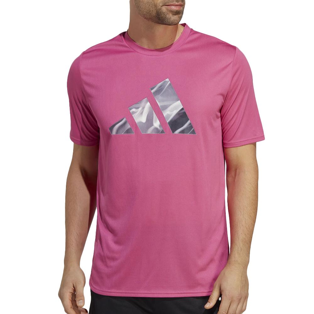 Mens adidas pink t shirt outlet