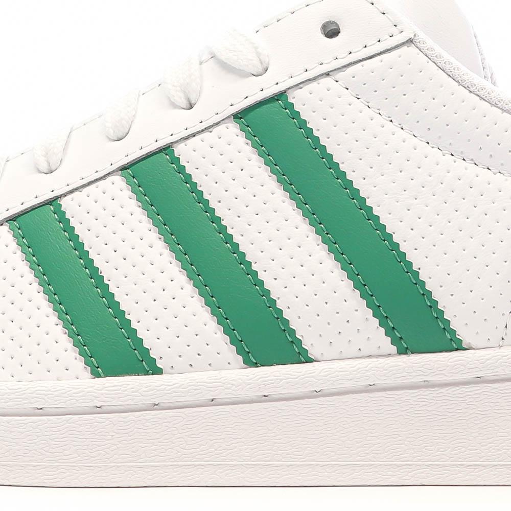 Baskets Blanc/Vert Homme Adidas Superstar IF3654 vue 7