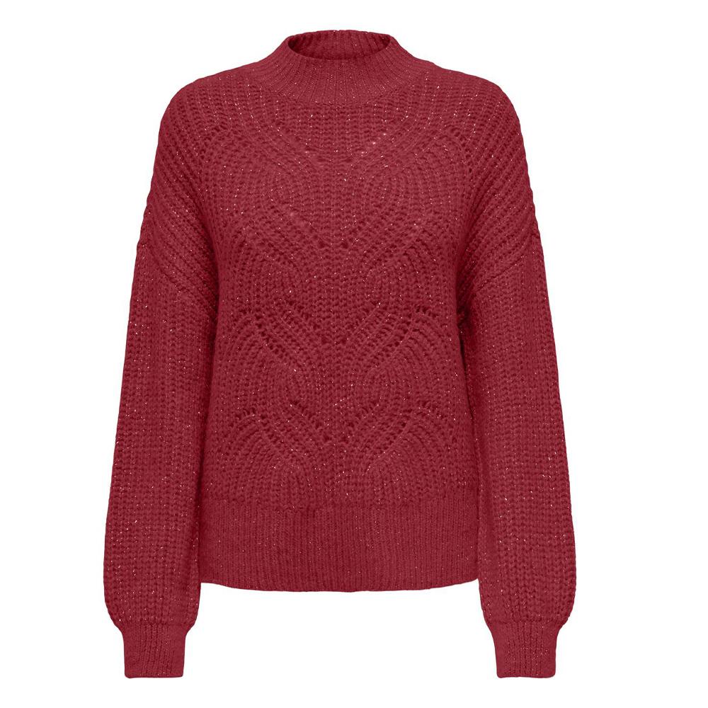 Pull Rouge Femme Only Rubine pas cher