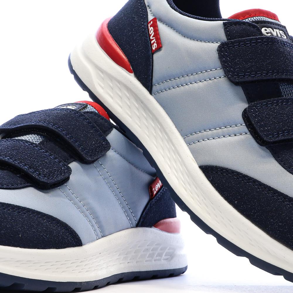 Baskets Bleu Garçon Levi's Logan vue 7