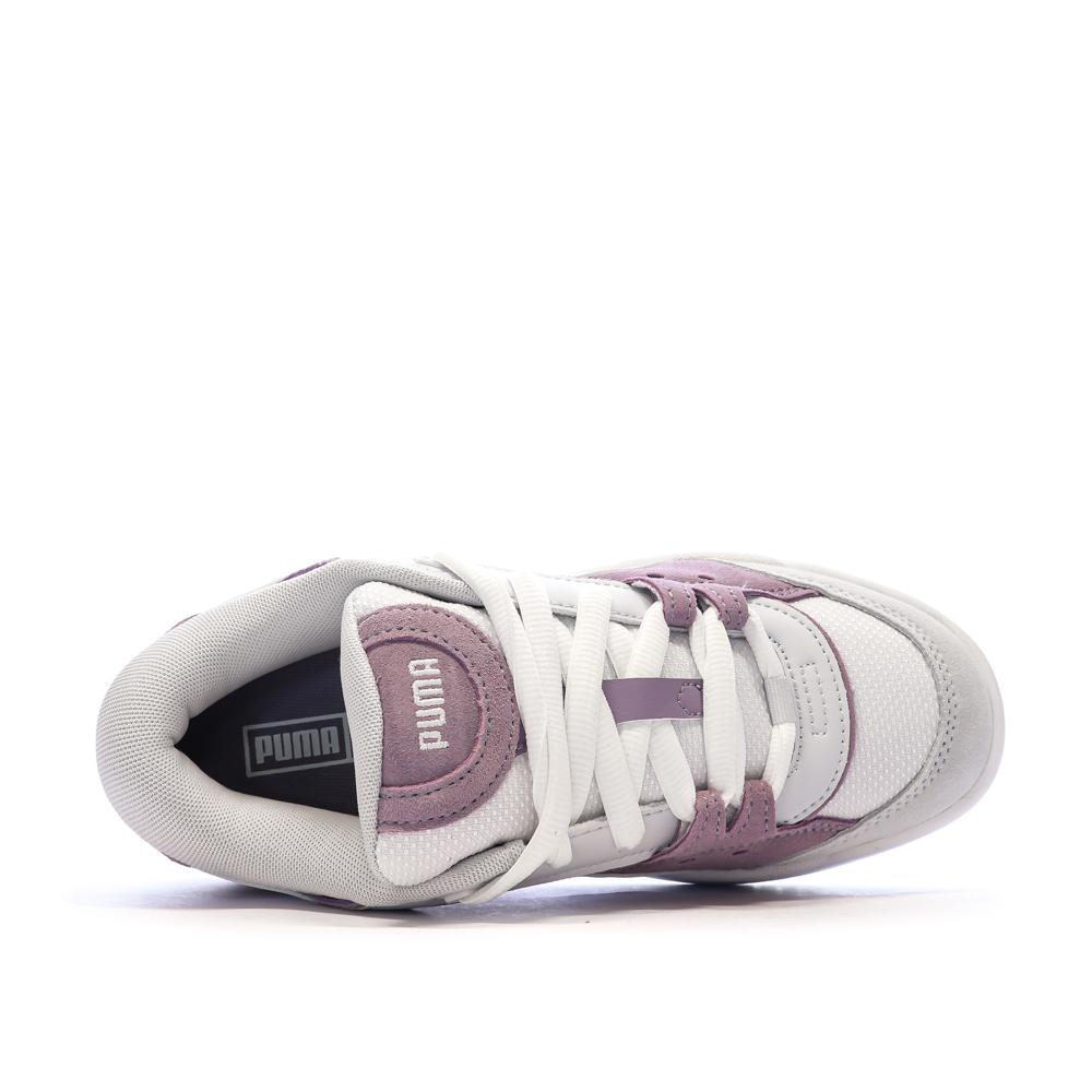 Baskets Blanc/Violettes Homme Puma-180 vue 4