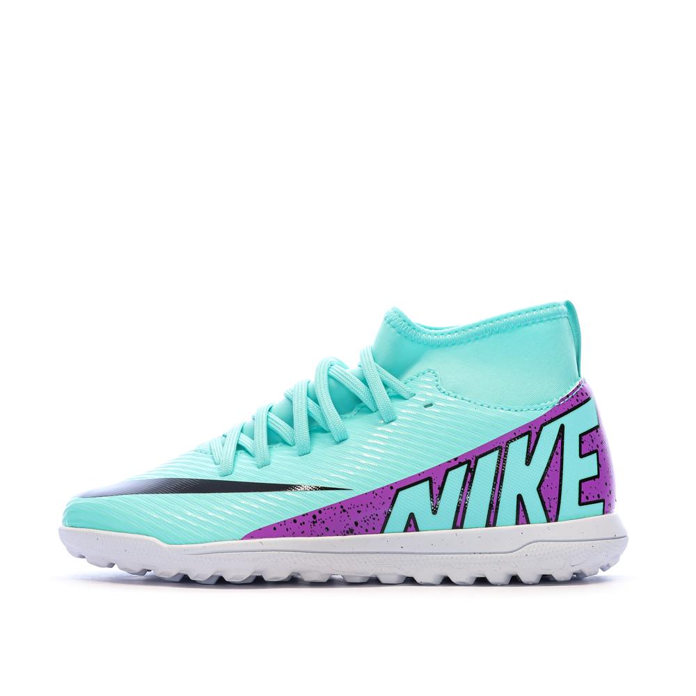 Chaussures de football stabilisées Verte Mixte NIKE Mercurial Superfly 9 Club pas cher