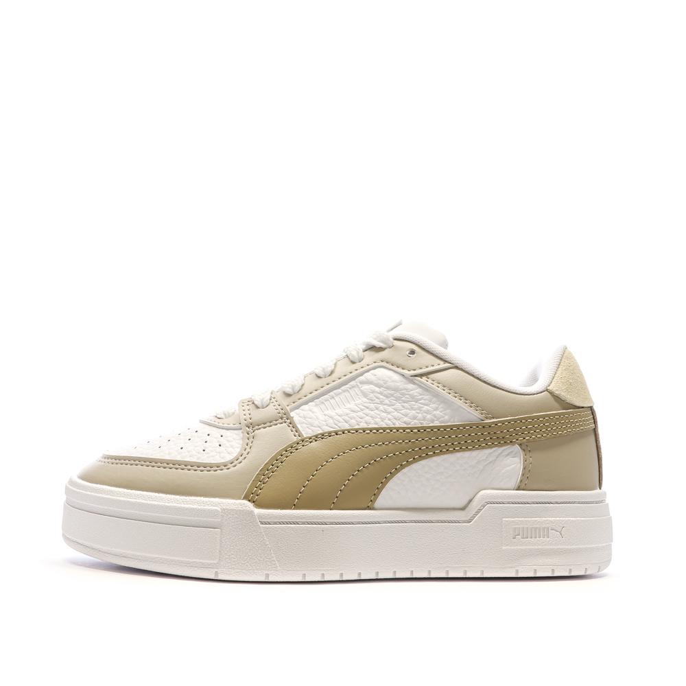 Baskets Blanche/Marron Femme Puma 394749-02 pas cher