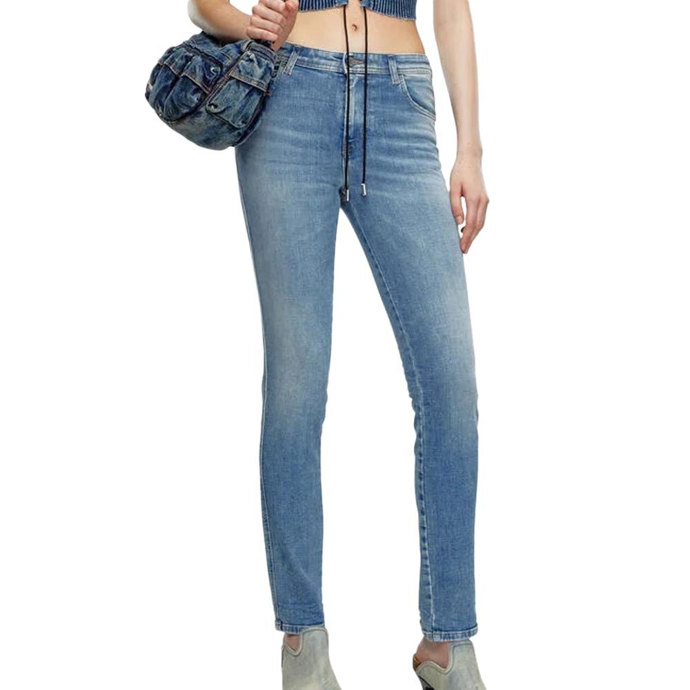 Jean Slim Bleu Femme Diesel Babhila pas cher