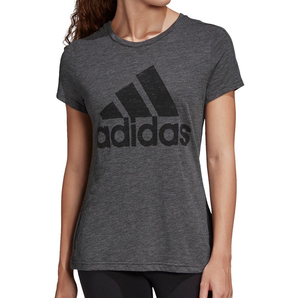 T-shirt Gris Femme Adidas Winners pas cher