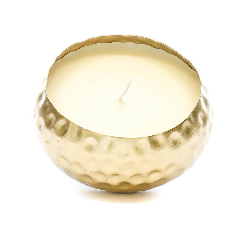 Bougie Martelée Ronde StellaGreen Musc pas cher