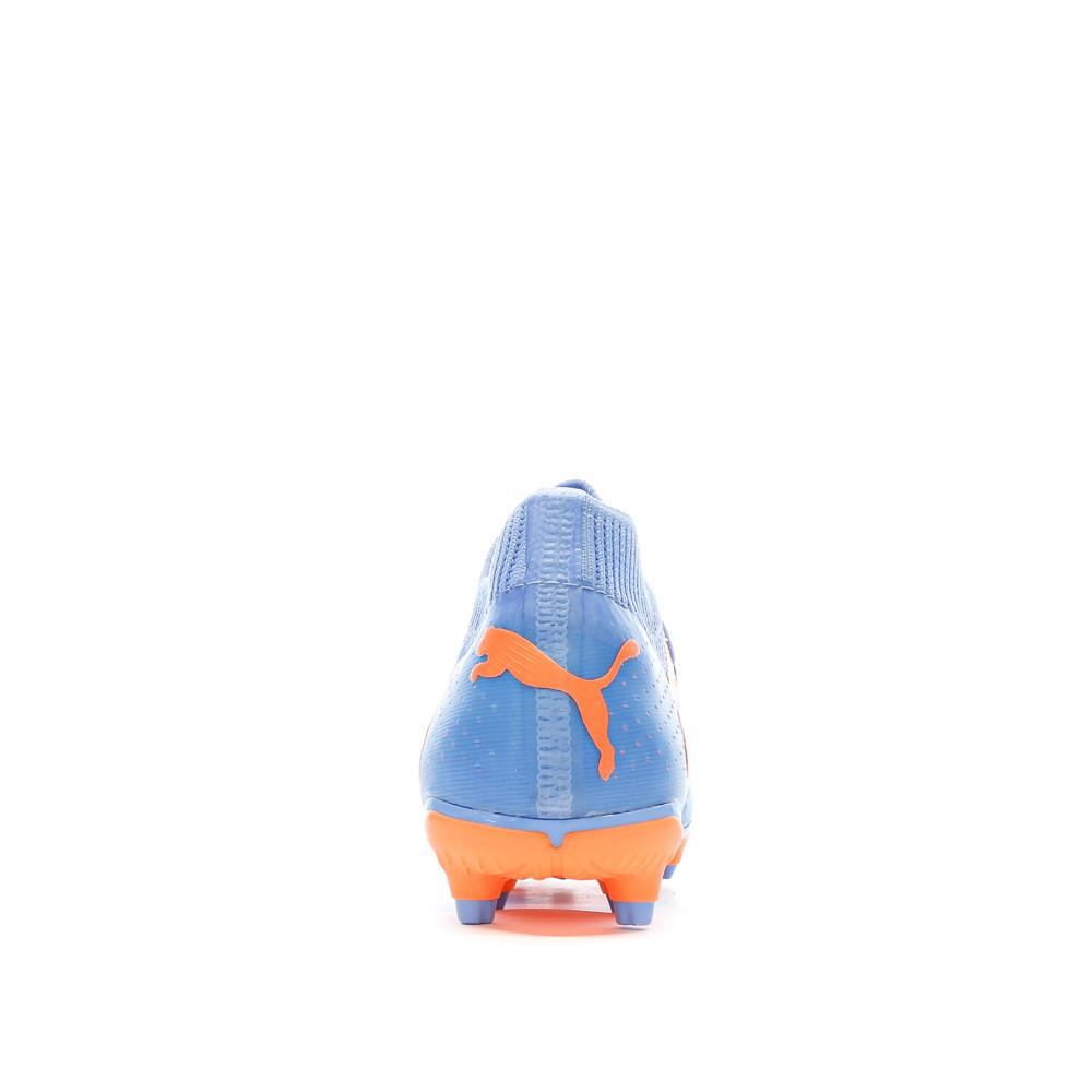 Chaussures de Football Bleu/Orange Garçon Puma Future Match vue 3