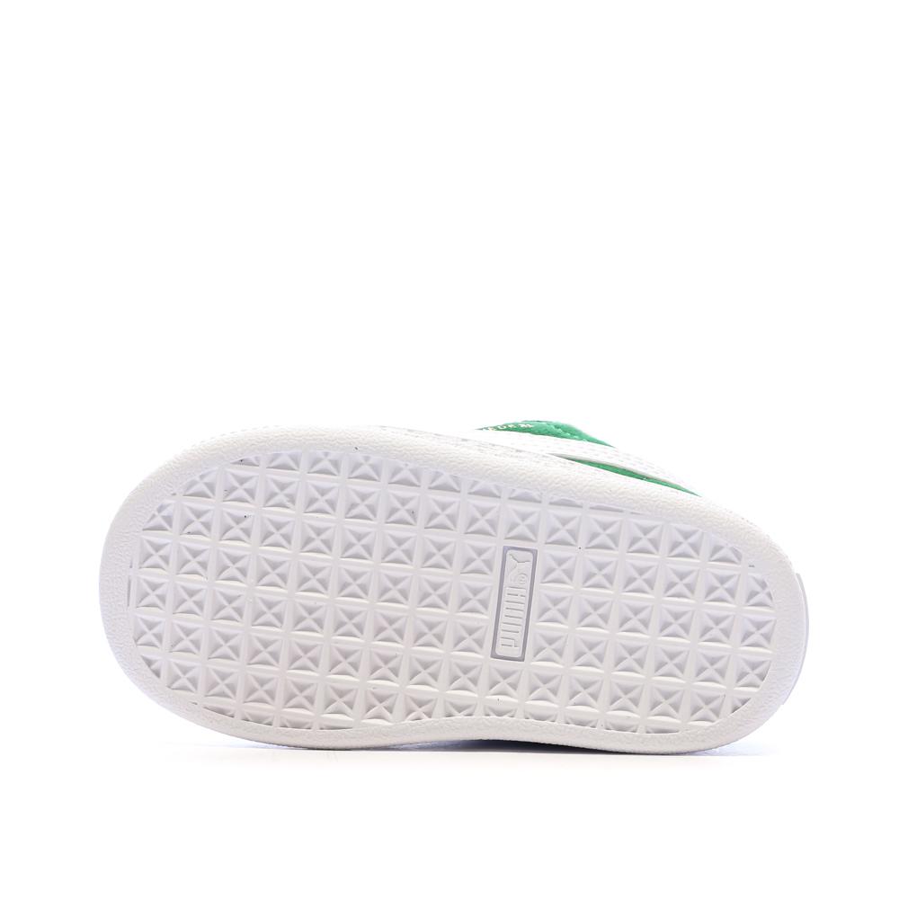 Baskets Verte Garçon Puma Suede XL vue 5