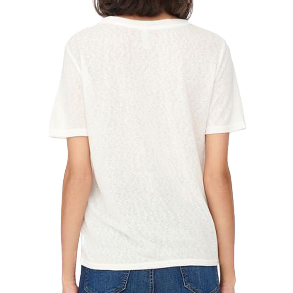 T-shirt Blanc Femme JDY Carmen vue 2