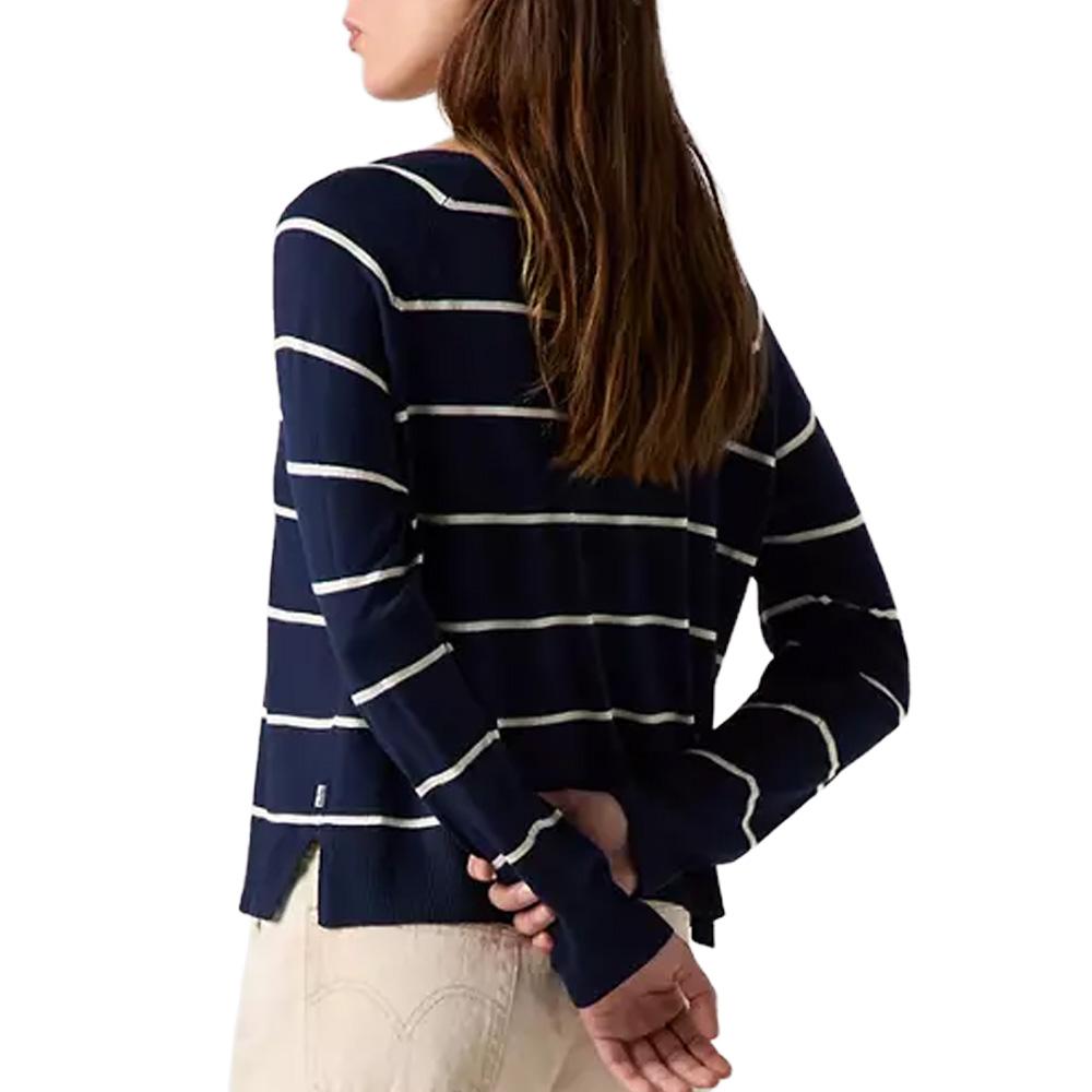 Levi's Petal Vneck Women's Navy Sweater Photo of the Espace des Marques %store% store - view of %key%