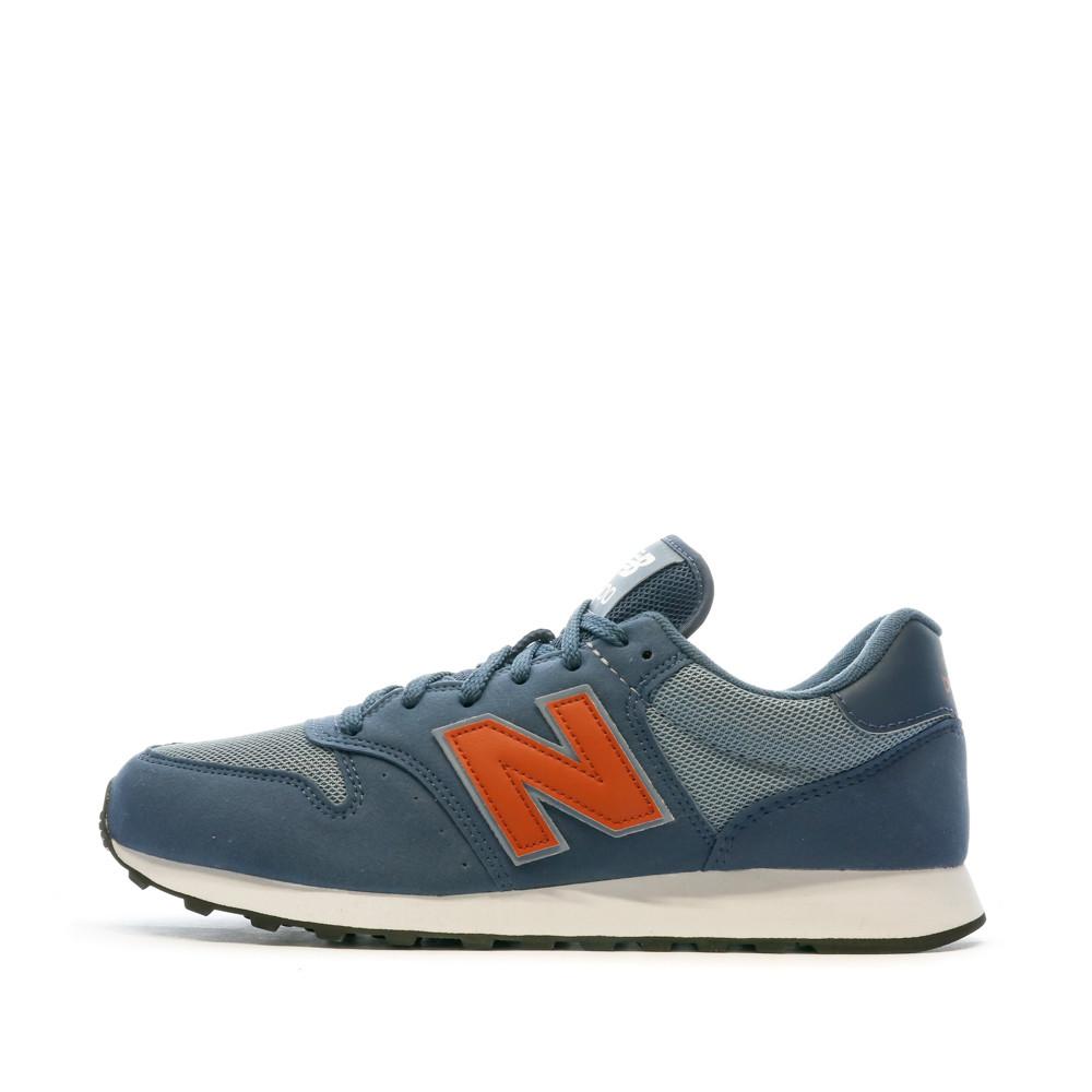 Baskets Marine Homme New Balance 500 pas cher