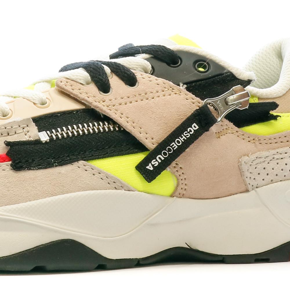 Baskets Beige Mixte Dc shoes Tribeka Zip vue 7
