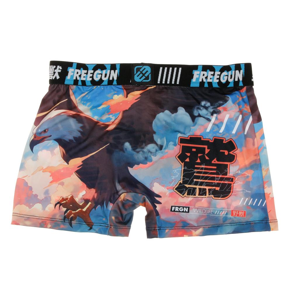 Boxer Bleu/Rose Homme Freegun Aigle vue 2