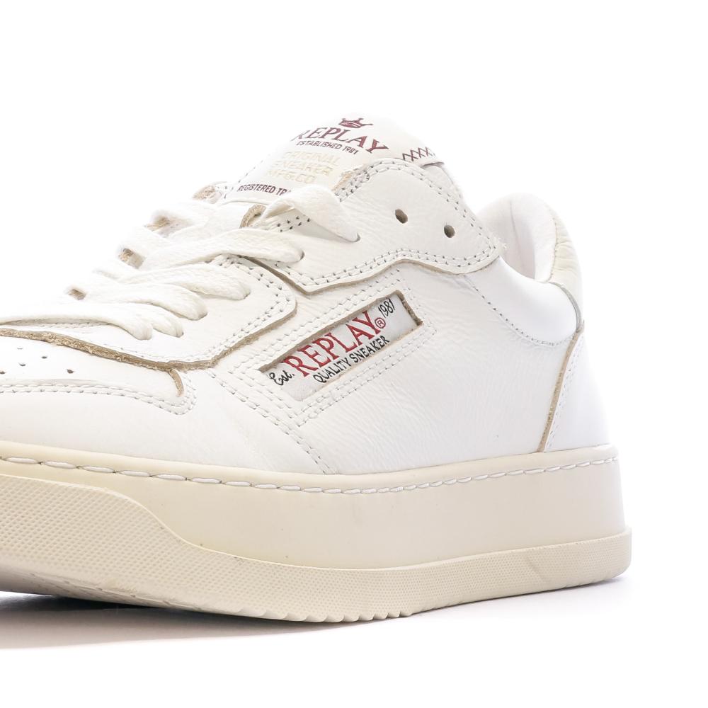Baskets Blanche Femme Replay Reload vue 7
