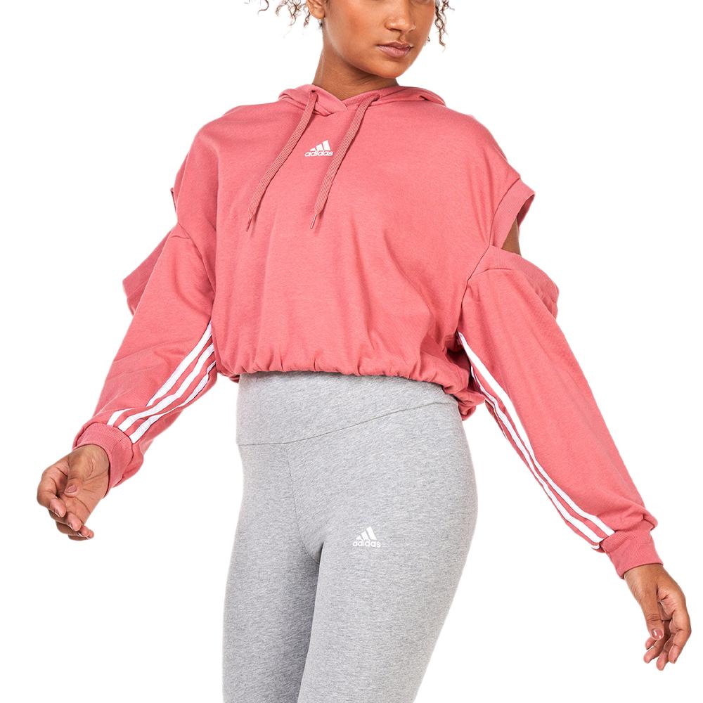 Sweat à Capuche Rose Femme Adidas HK2570 pas cher