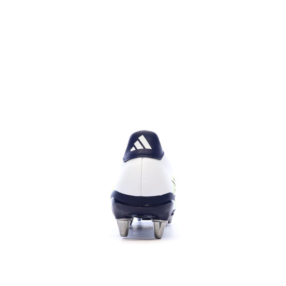 Chaussures de Rugby Blanc/Marine Homme Adidas Kakari SG vue 3