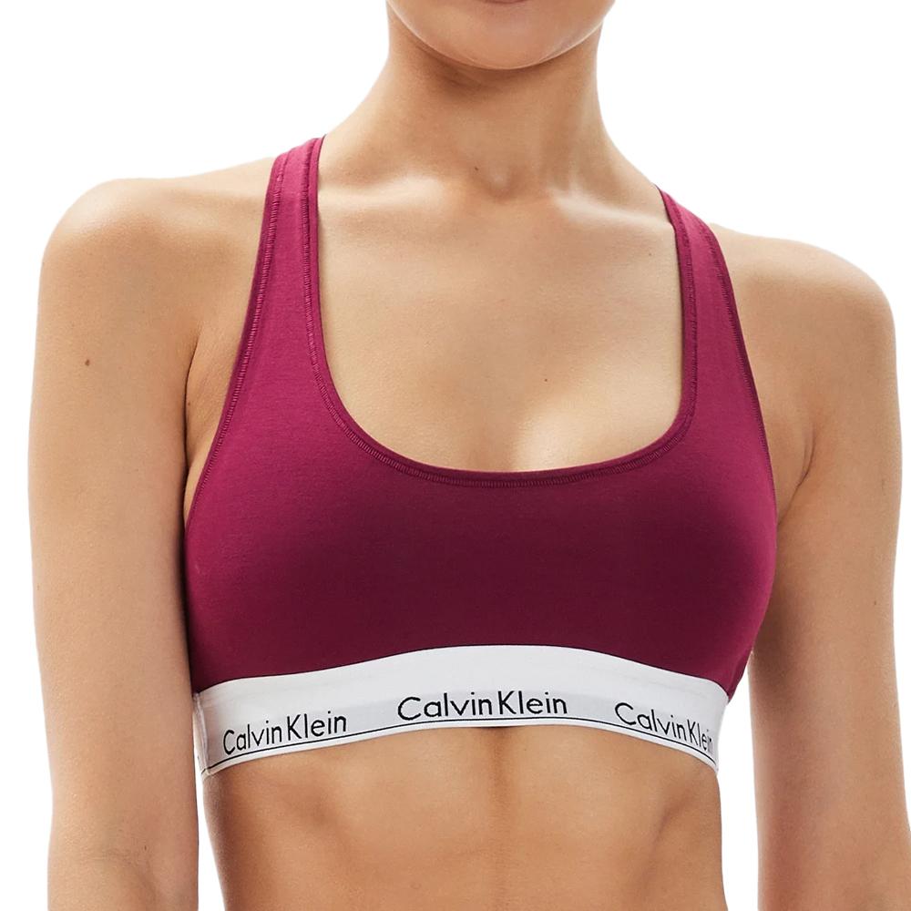 Brassière Rouge Femme Calvin Klein Jeans Unlined pas cher