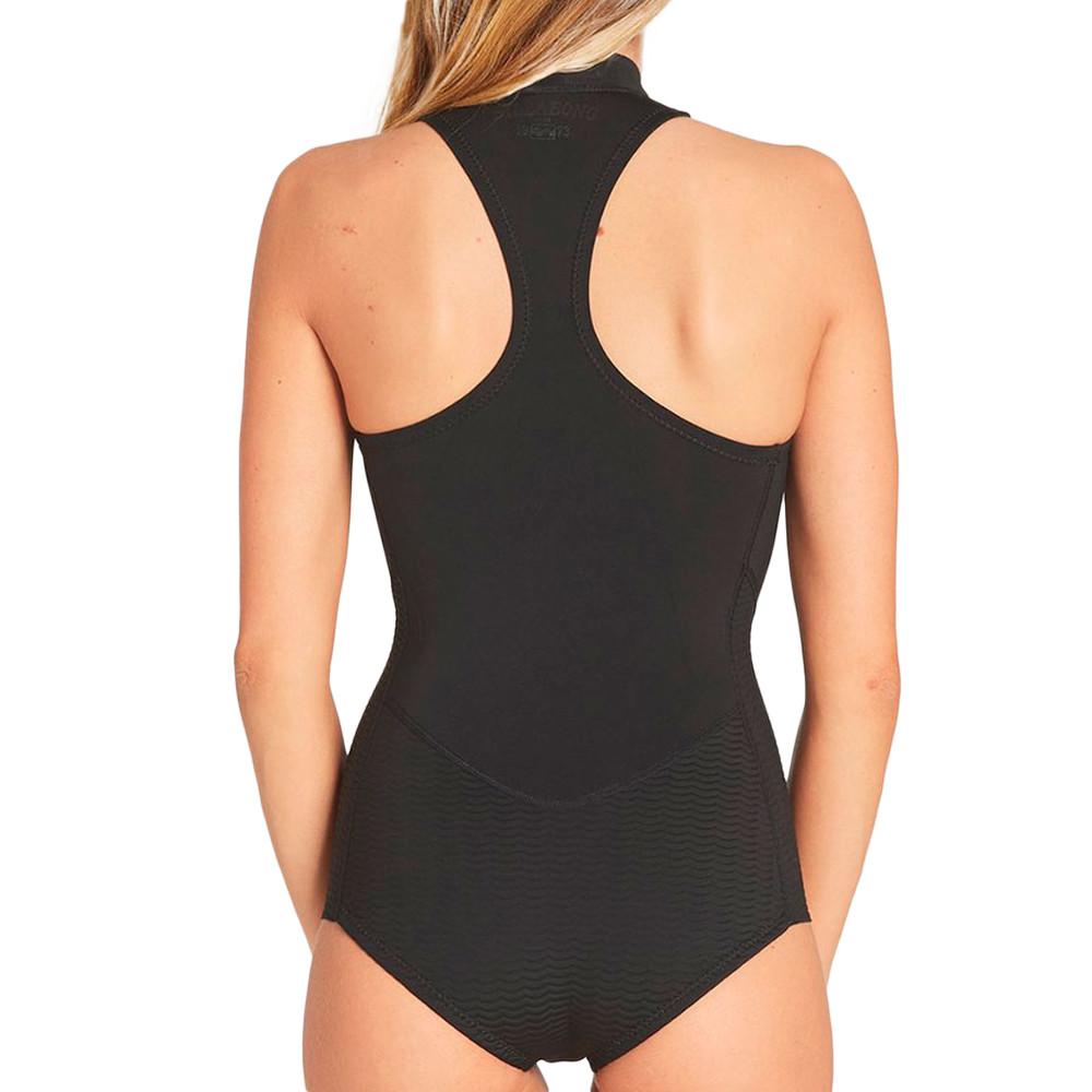 Combinaison de surf Noir Femme Billabong Salty Dayz vue 2