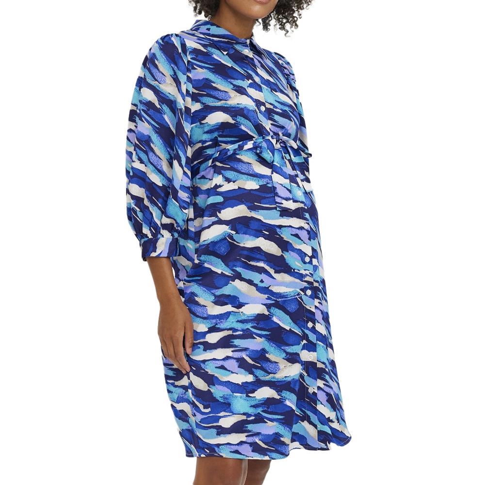 Blaues Schwangerschaftskleid für Frauen Vero Moda Marternity Kleo günstig