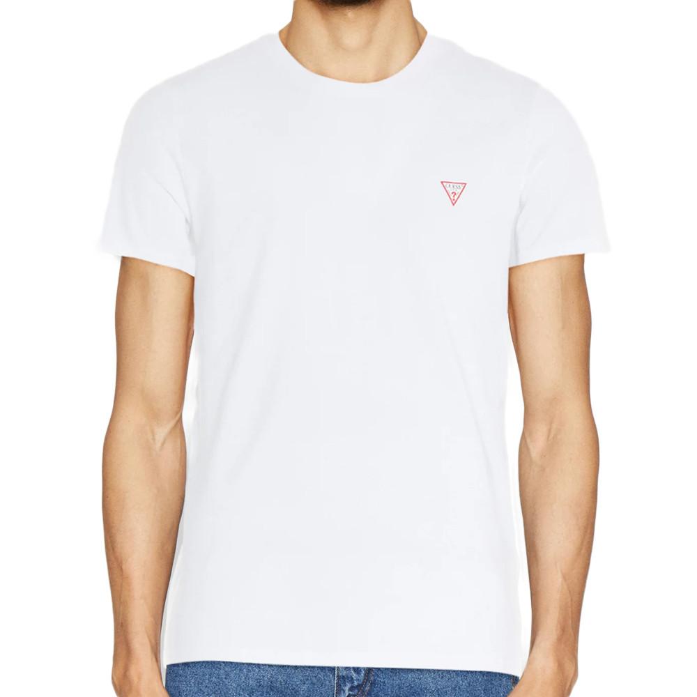 T-shirt Blanc Homme Guess Core pas cher