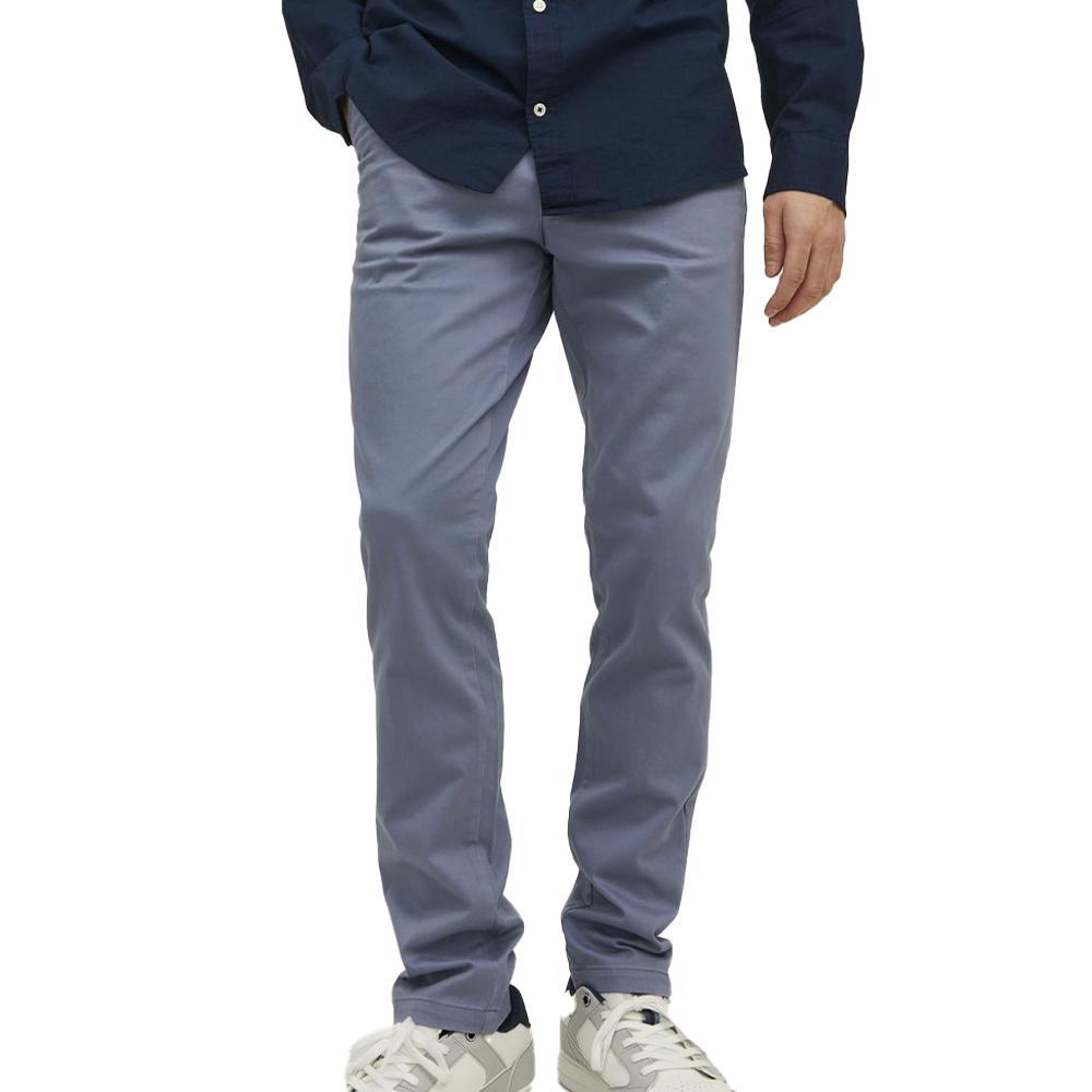 Pantalon Bleu Moyen Homme Jack & Jones Bolton 30 pas cher
