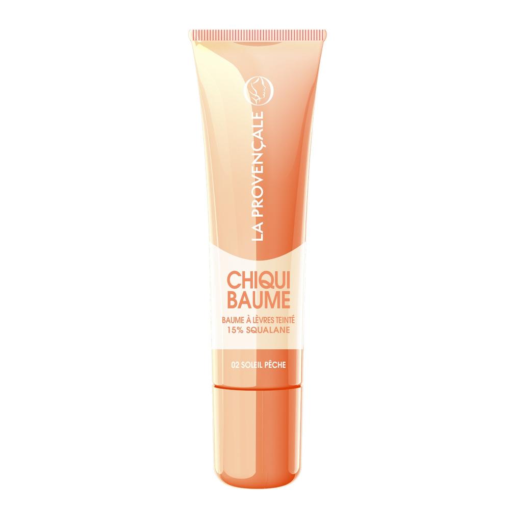 Baume à lèvre Jaune Femme La Provencale Chiquibaume 02 Soleil Pêche pas cher