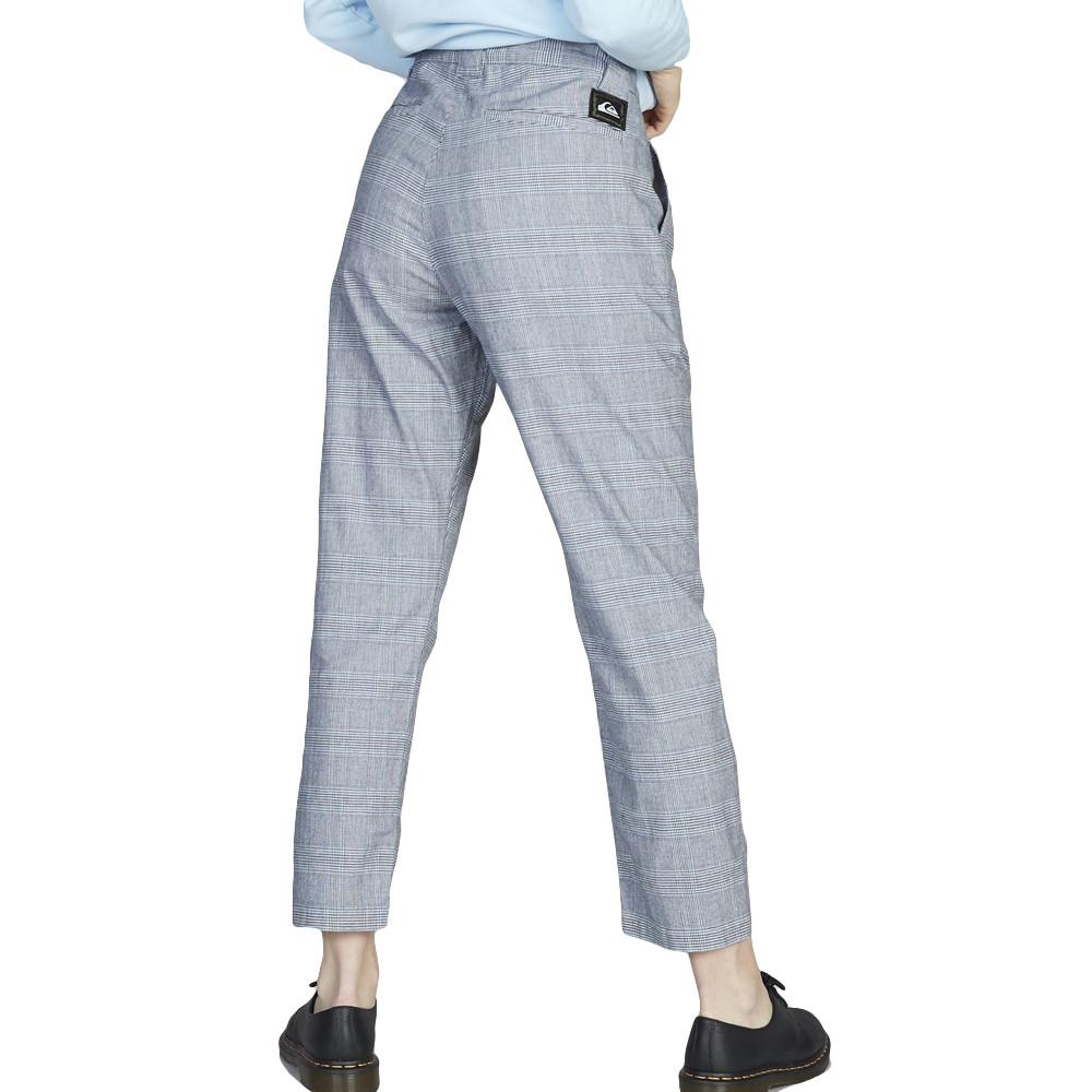 Pantalon Gris à carreaux Femme Quiksilver Her check vue 2
