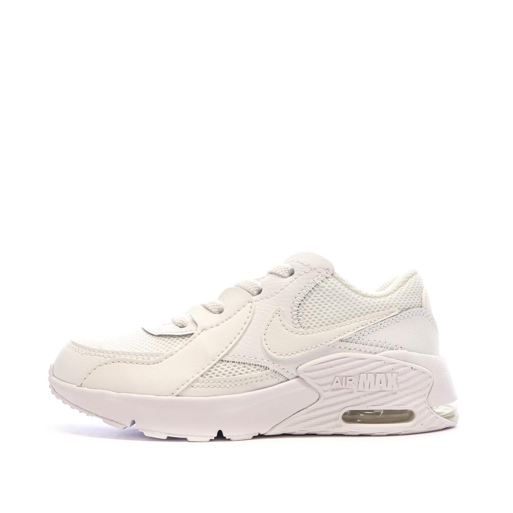 Baskets Blanches Garçon Nike Air Max Excee pas cher