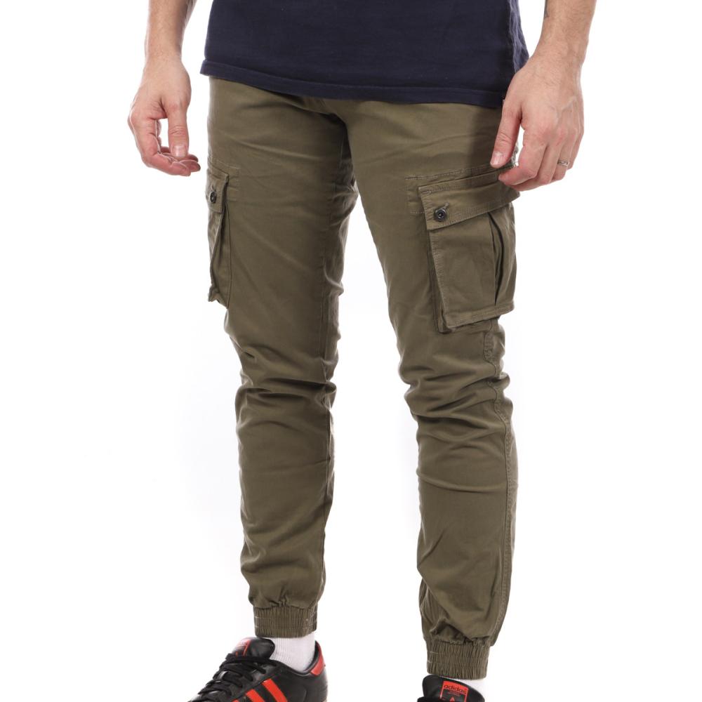 Pantalon Cargo Kaki Homme La Maison Blaggio Tanera pas cher