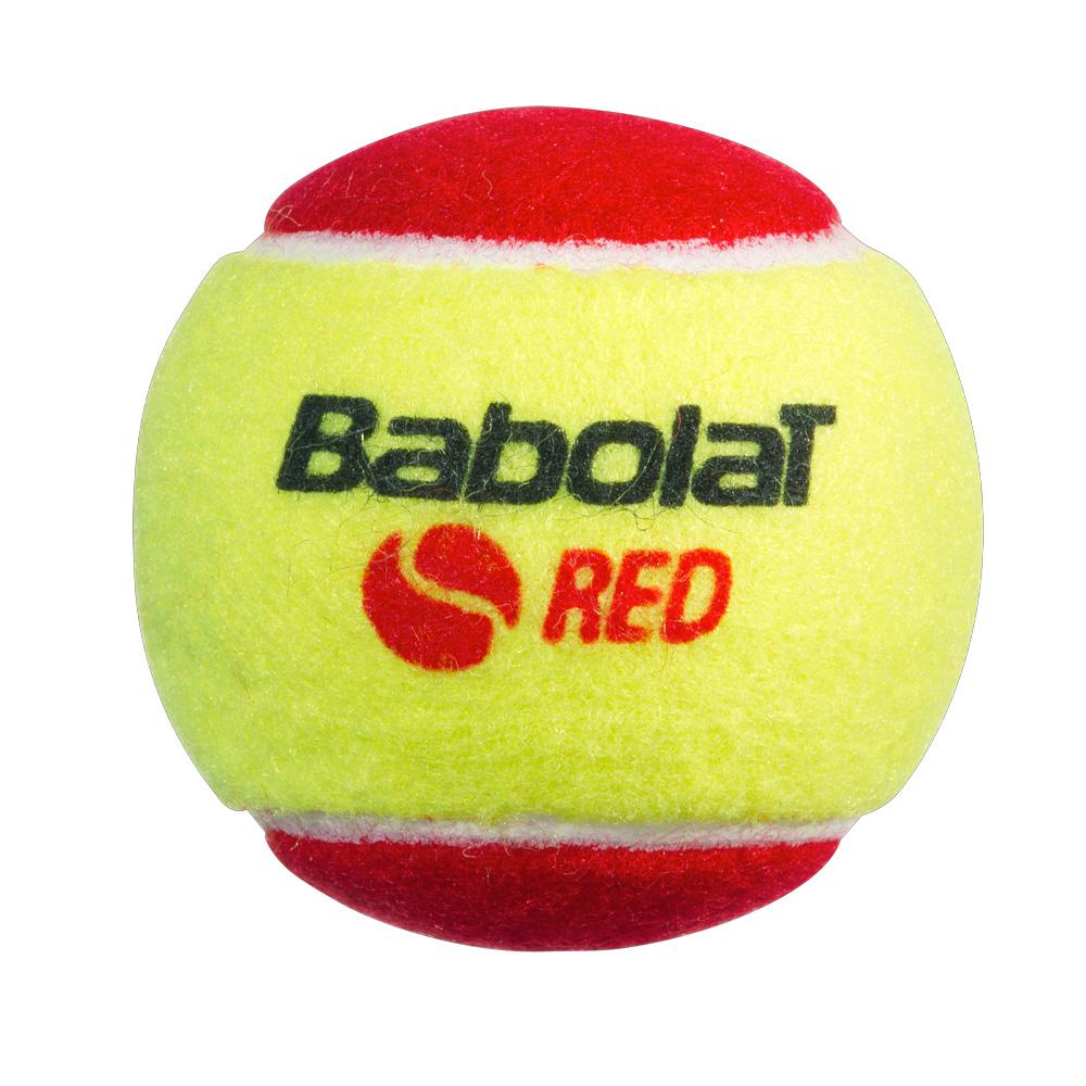 X3 Balles de Tennis Rouge/Jaune Babolat Red Felt vue 2