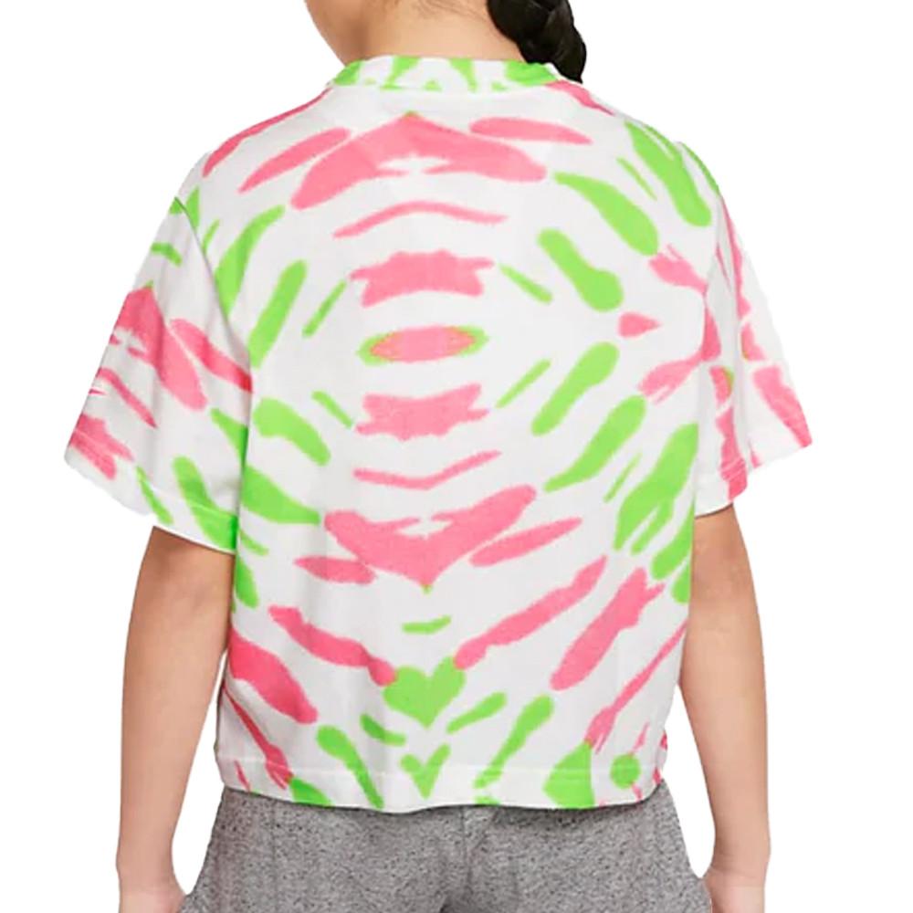 T-shirt Blanc Fille Nike Boxy vue 2