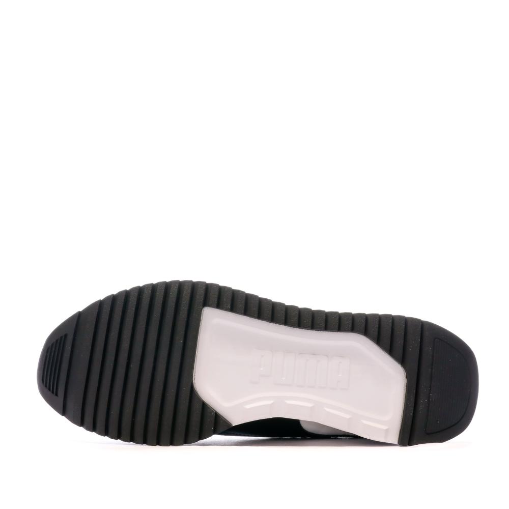 Baskets Blanches/Noir Homme Puma R78 vue 5