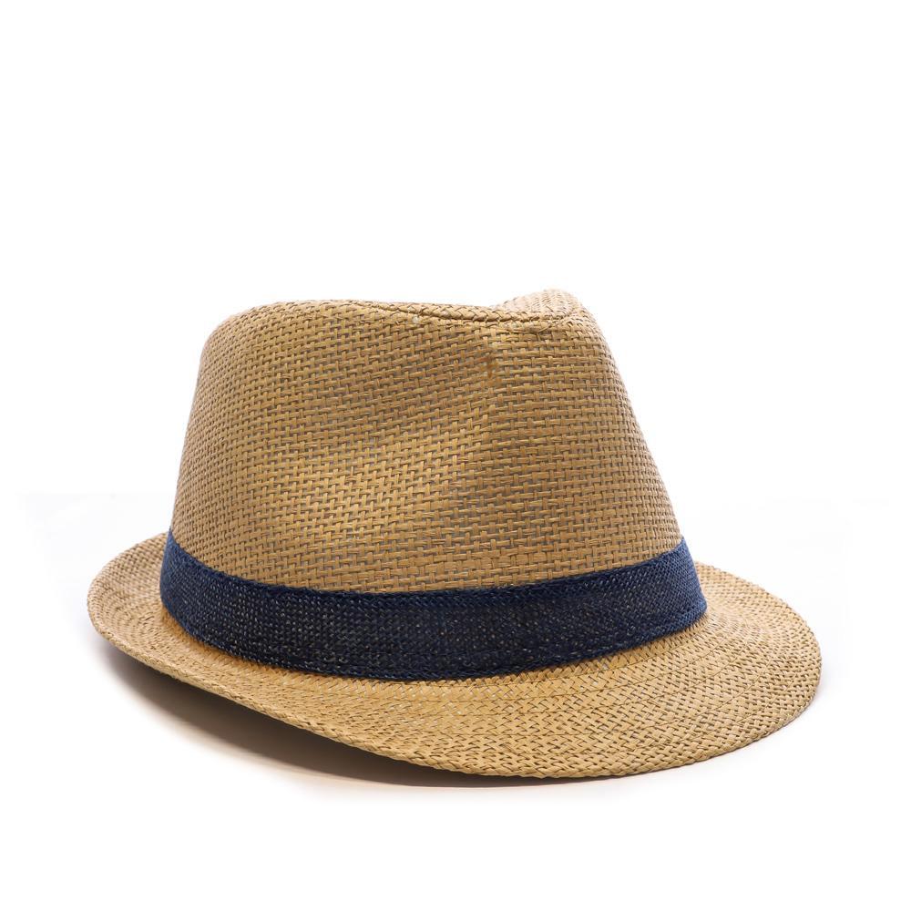 Chapeaux de Paille Beige/Marine Homme Via Lorenzo Ocean vue 2